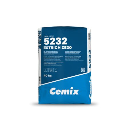 Cemix ZE30 kül-beltéri Esztrich beton 40 kg/zsák